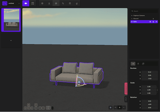 Build Scenes in 3D